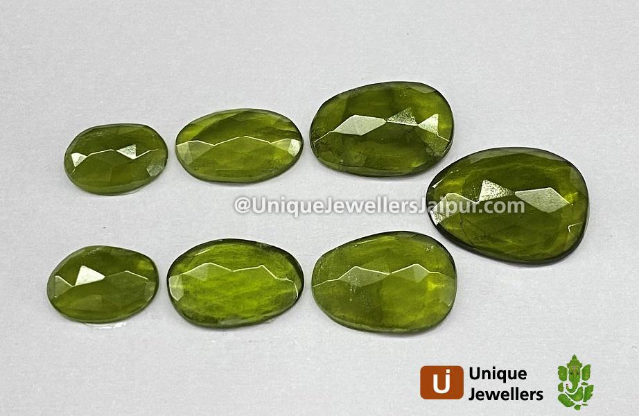 Vesuvianite Rose Cut Slices