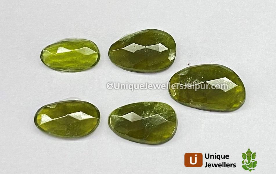 Vesuvianite Rose Cut Slices