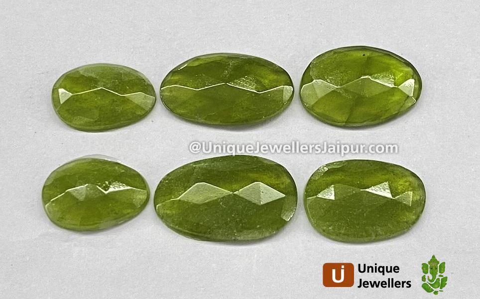 Vesuvianite Rose Cut Slices