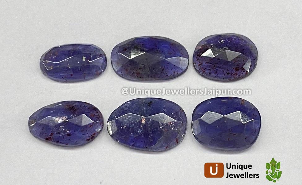 Iolite Sunstone Rose Cut Slices