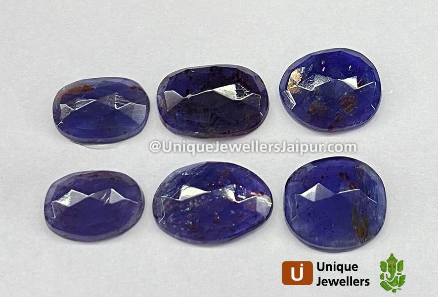 Iolite Sunstone Rose Cut Slices