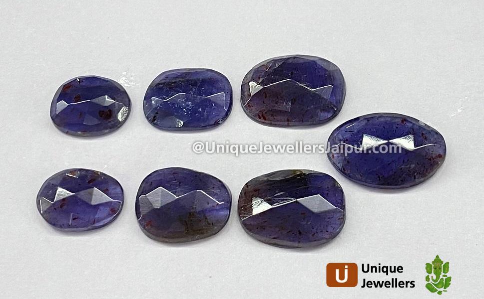 Iolite Sunstone Rose Cut Slices