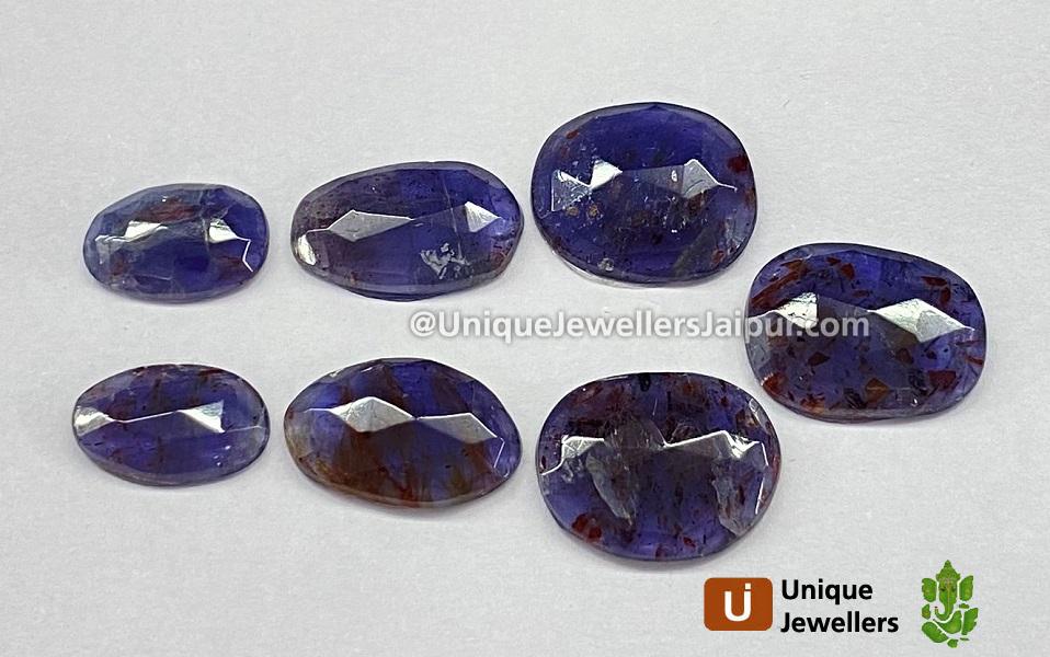 Iolite Sunstone Rose Cut Slices