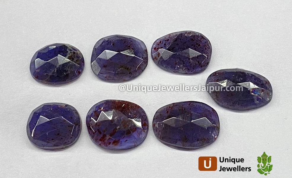 Iolite Sunstone Rose Cut Slices