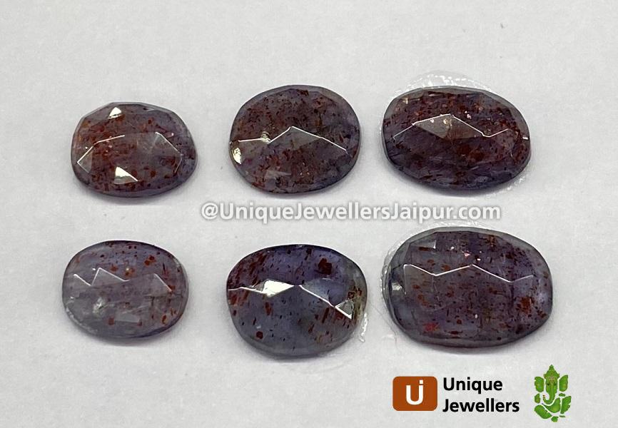 Iolite Sunstone Rose Cut Slices