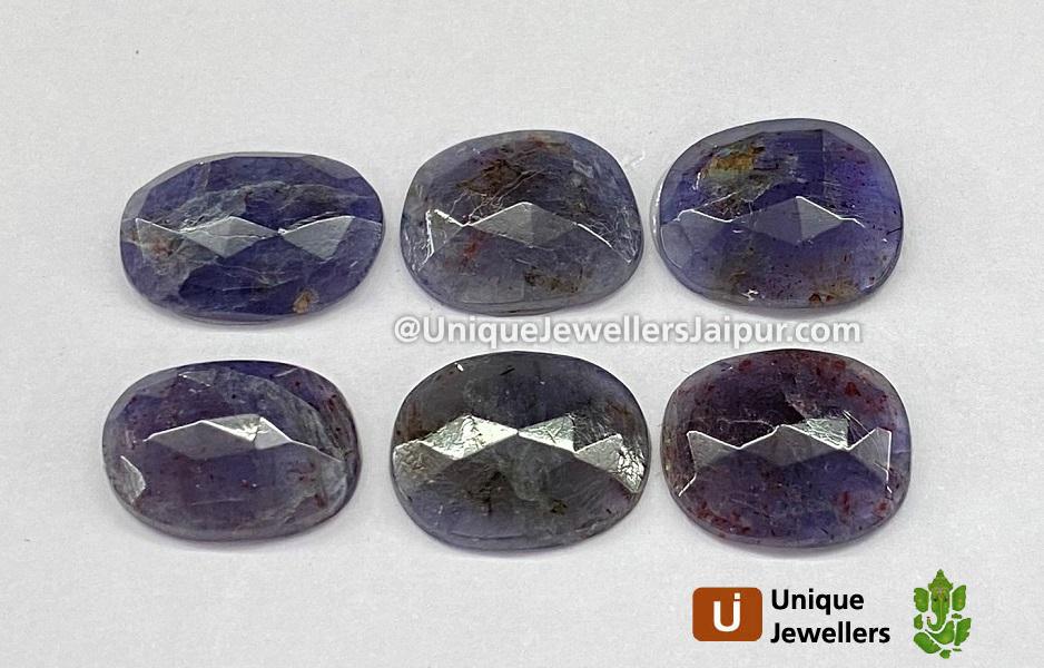 Iolite Sunstone Rose Cut Slices