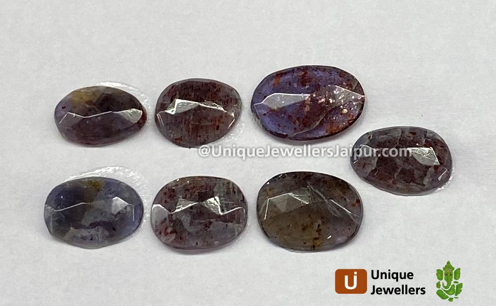 Iolite Sunstone Rose Cut Slices