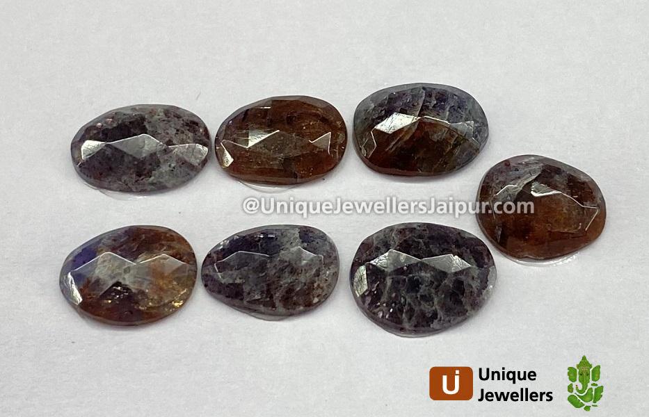 Iolite Sunstone Rose Cut Slices