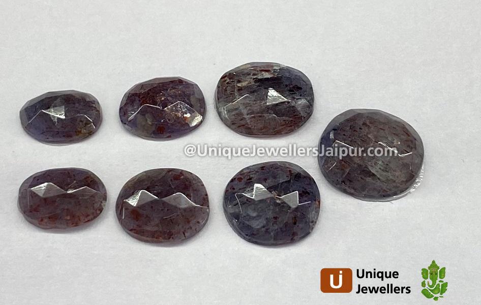 Iolite Sunstone Rose Cut Slices