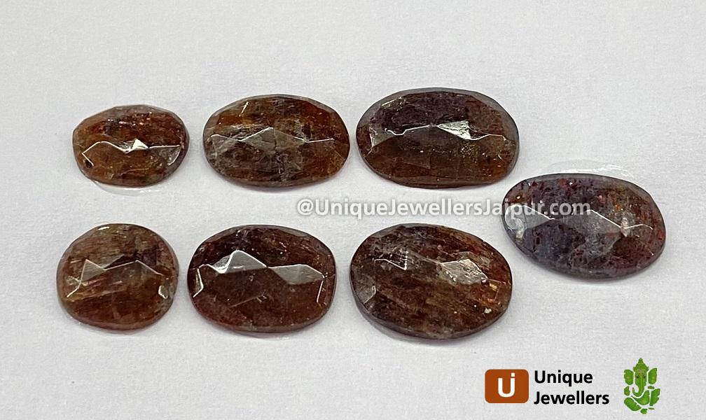 Iolite Sunstone Rose Cut Slices