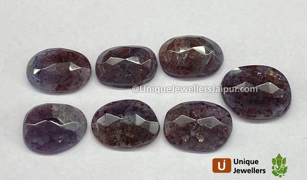 Iolite Sunstone Rose Cut Slices