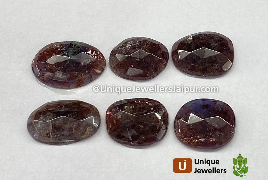 Iolite Sunstone Rose Cut Slices