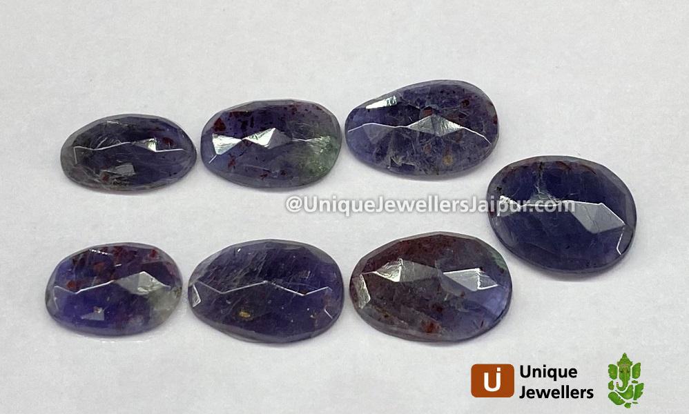 Iolite Sunstone Rose Cut Slices