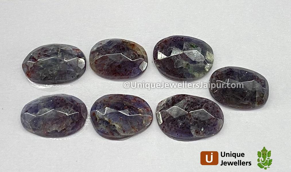 Iolite Sunstone Rose Cut Slices