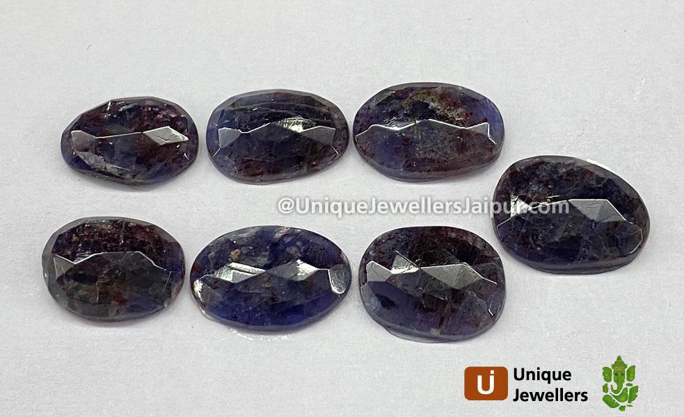 Iolite Sunstone Rose Cut Slices