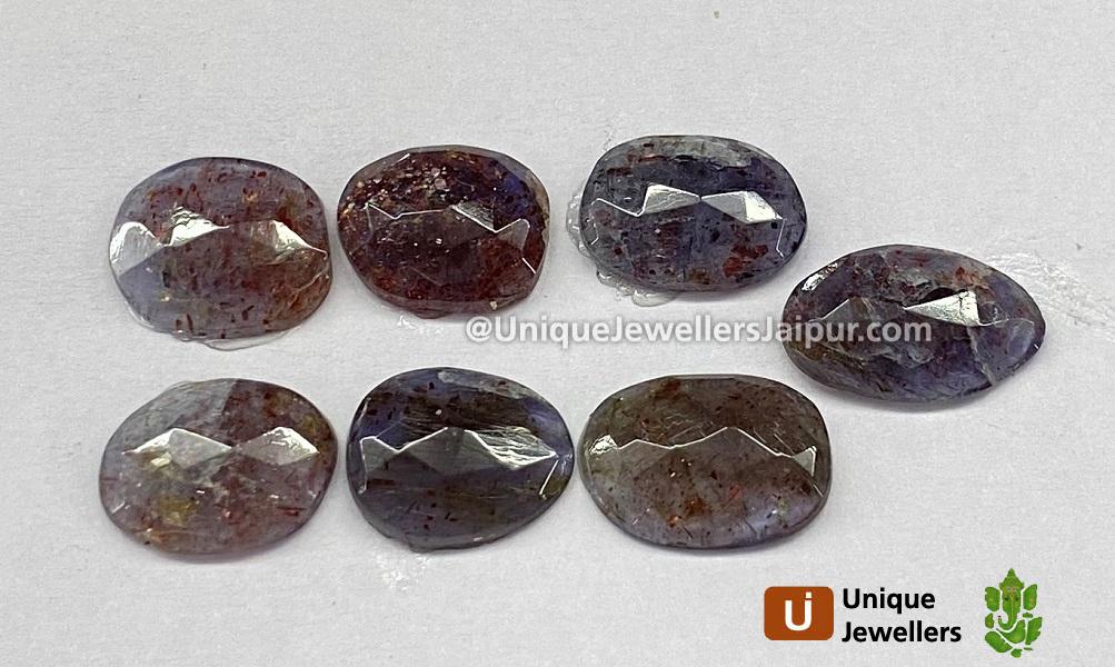 Iolite Sunstone Rose Cut Slices