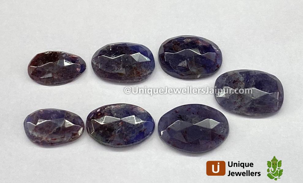 Iolite Sunstone Rose Cut Slices