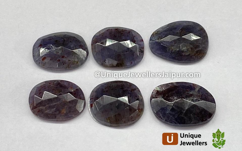 Iolite Sunstone Rose Cut Slices