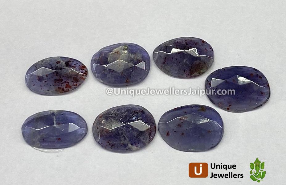 Iolite Sunstone Rose Cut Slices