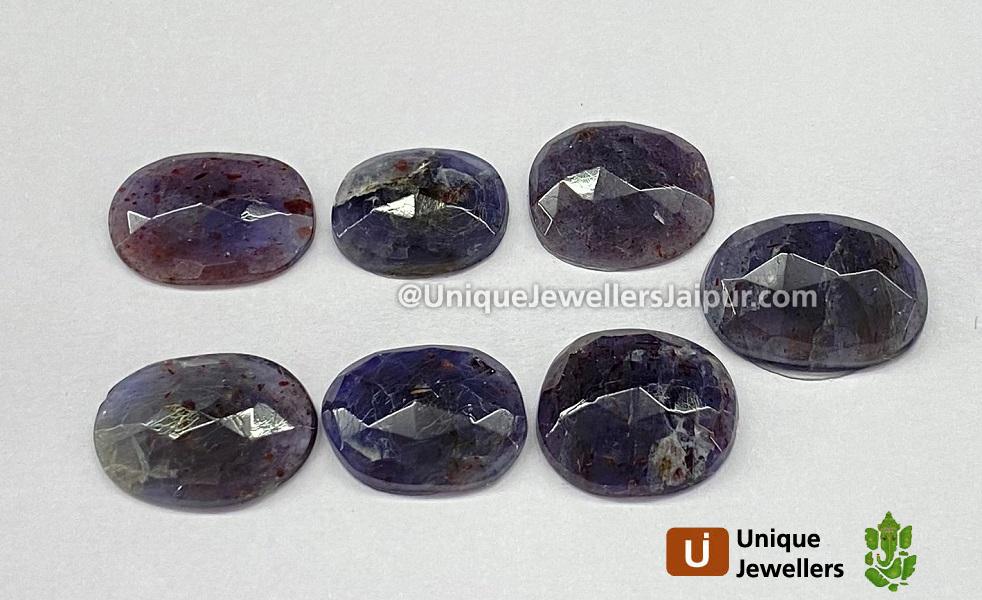 Iolite Sunstone Rose Cut Slices