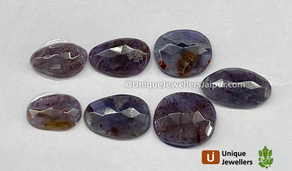 Iolite Sunstone Rose Cut Slices