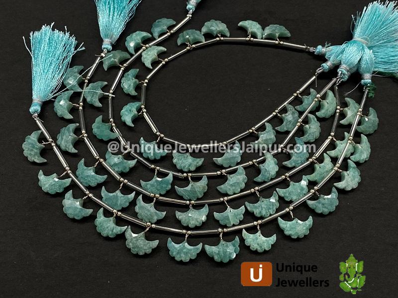 Amazonite Faceted Eagle Beads