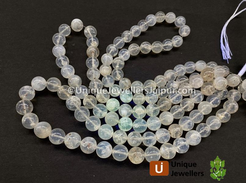 Hyalite Opal Smooth Round Beads