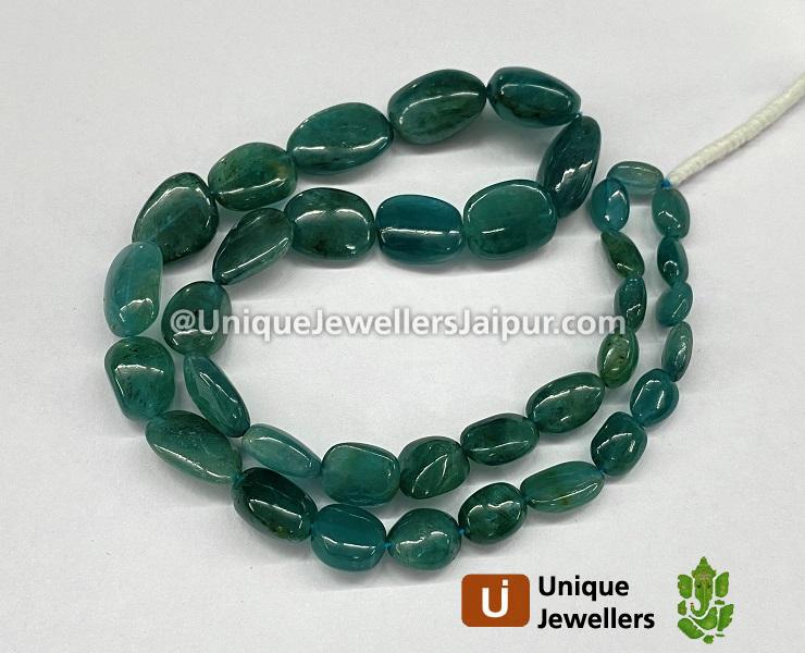 Grandidierite Smooth Nugget Beads