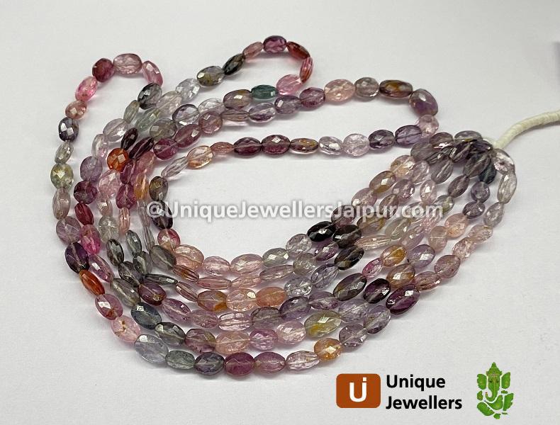 Multi Spinal Faceted Oval Beads