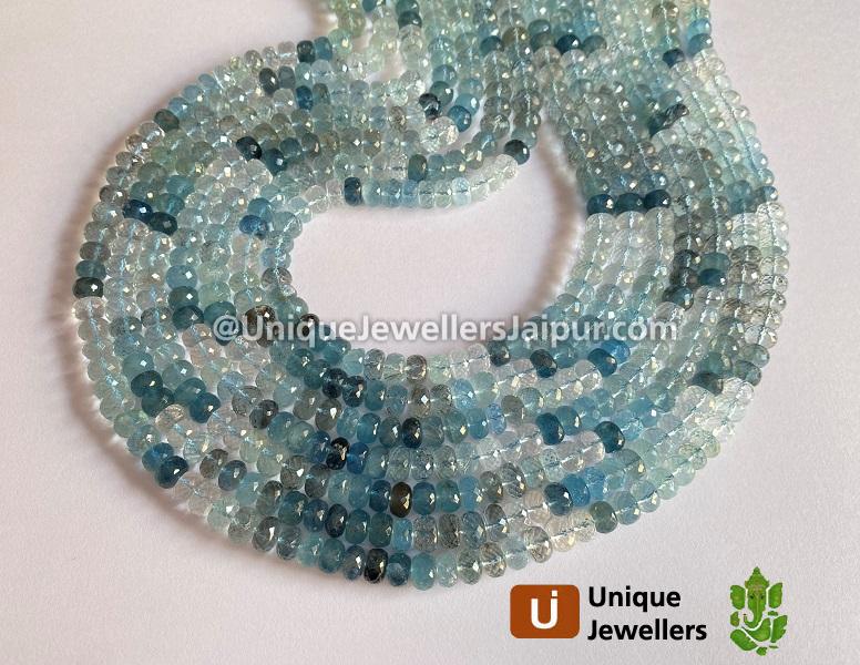 PERUVIAN OPAL Beads Ocean Blue 6.5mm Set of 14 Beads