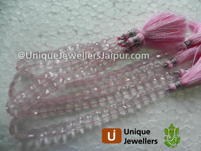 Rose Quartz Double Drill Chicklet
