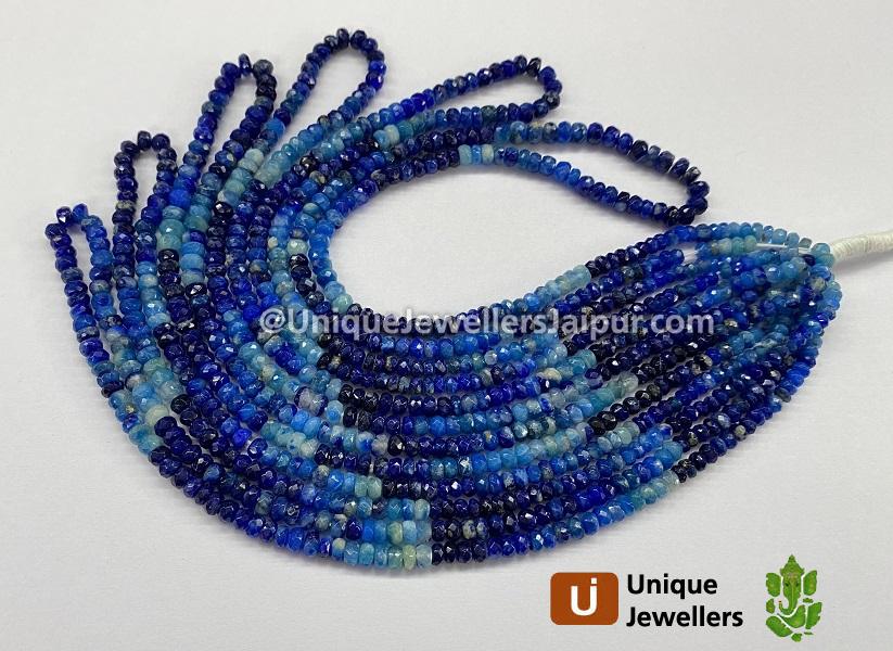 Afghanite Faceted Roundelle Beads