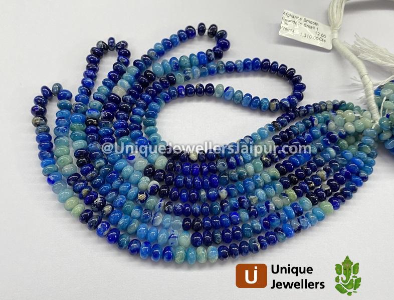 Afghanite Smooth Roundelle Beads