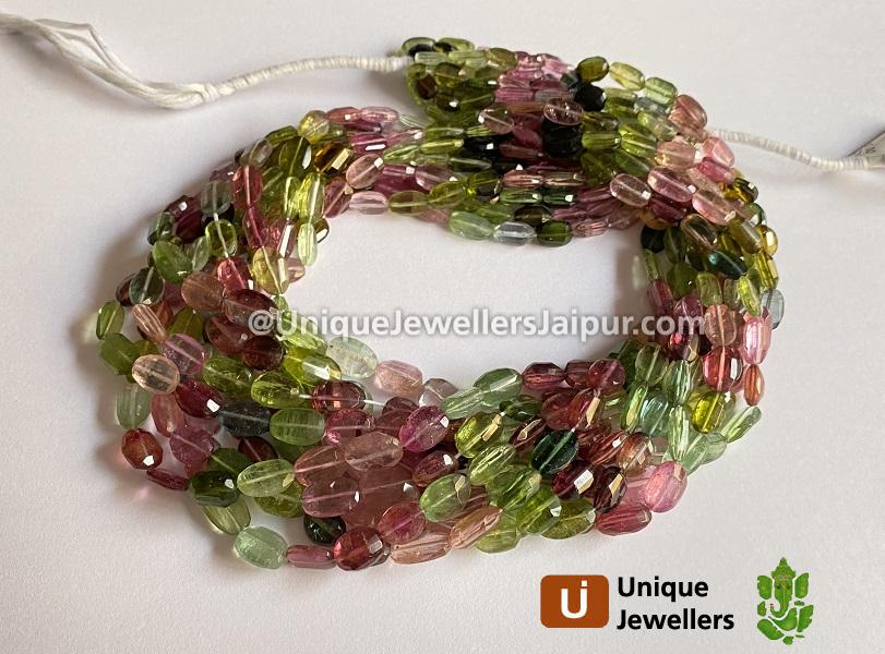 Tourmaline Picasso Far Nugget  Beads