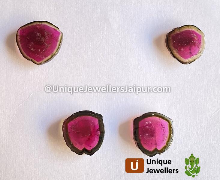 Watermelon Tourmaline Smooth Slices