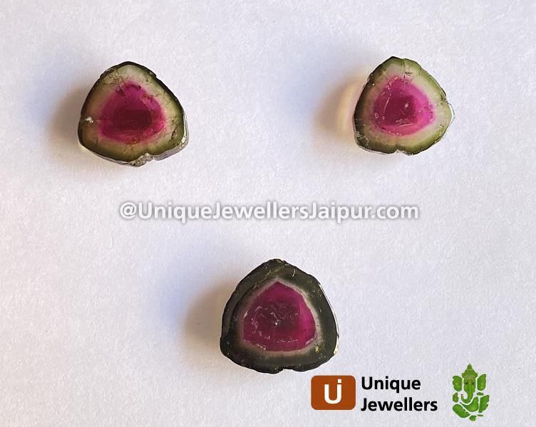 Watermelon Tourmaline Smooth Slices