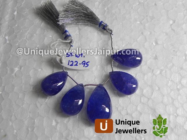 Tanzanite Plain Pear Beads