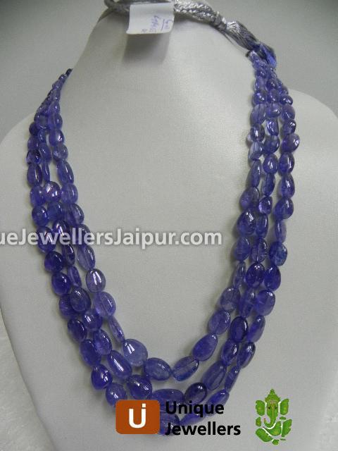 Tanzanite Plain Nugget Beads