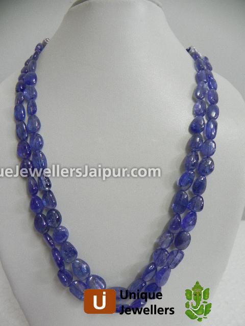 Tanzanite Plain Nugget Beads