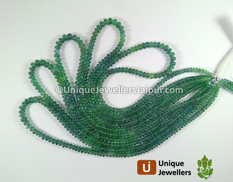 Kornerupine Smooth Roundelle Beads