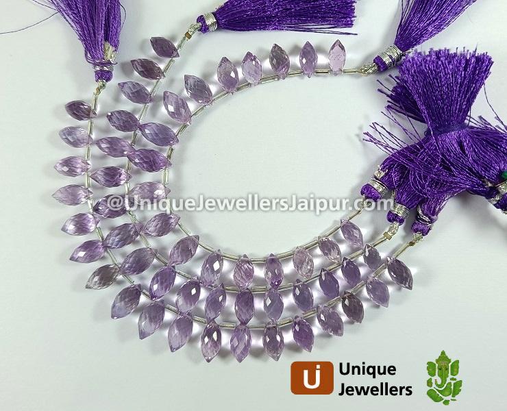 Amethyst Dew Drops Beads