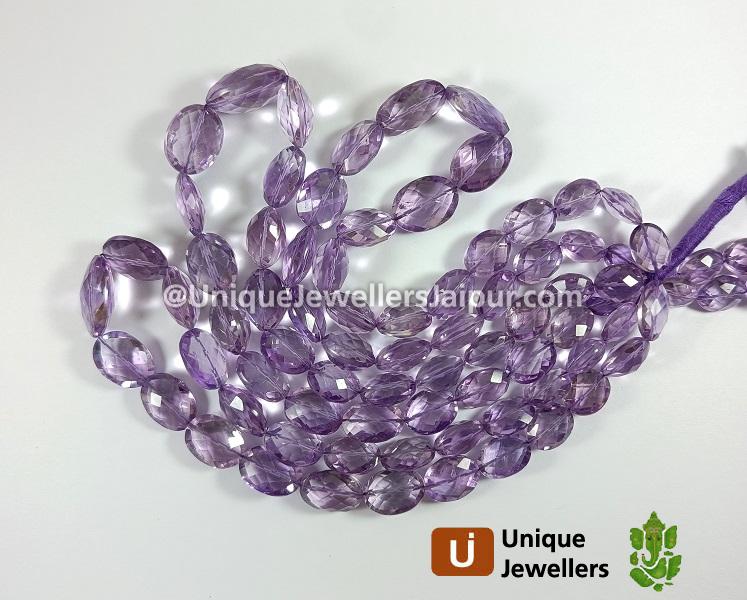 Amethyst Faceted Oval Beads