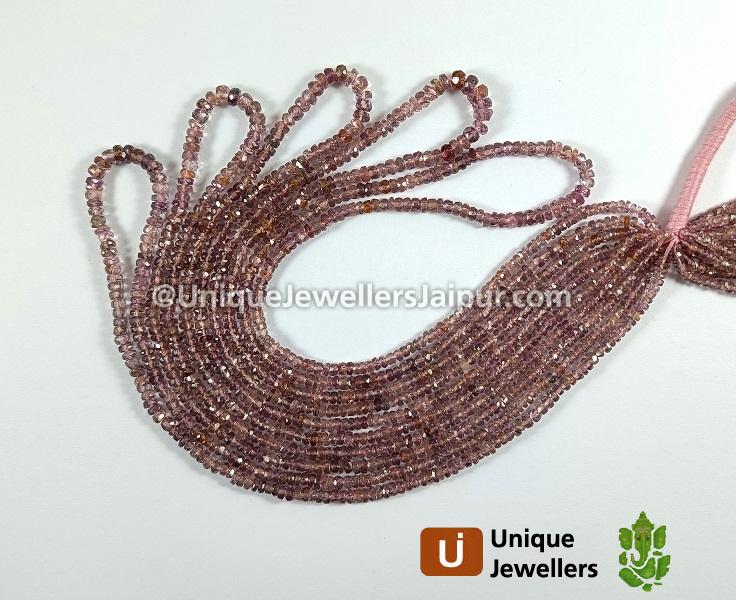 Malaya Garnet Faceted Roundelle Beads