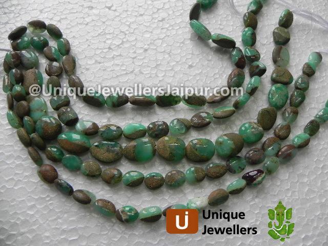 Green Opal Plain Nugget Beads