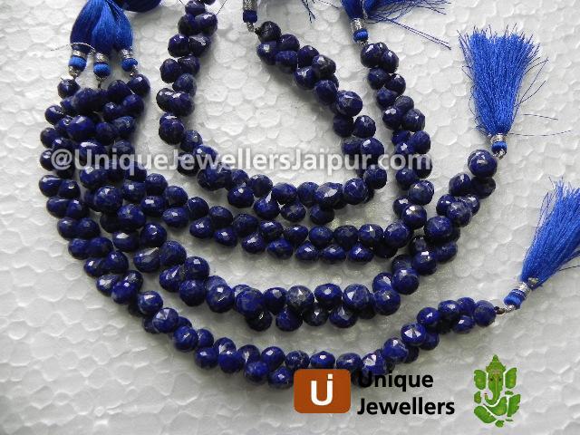 Lapis Faceted Onion Beads