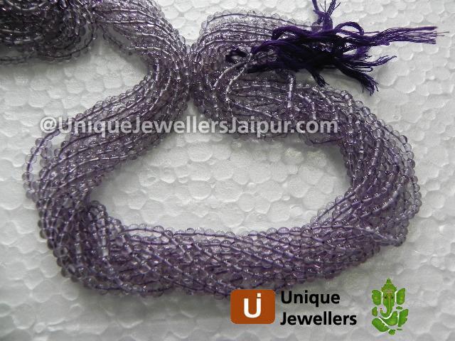 Amethyst Plain Round Beads