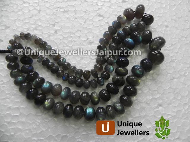 Labradorite Plain Roundelle Beads