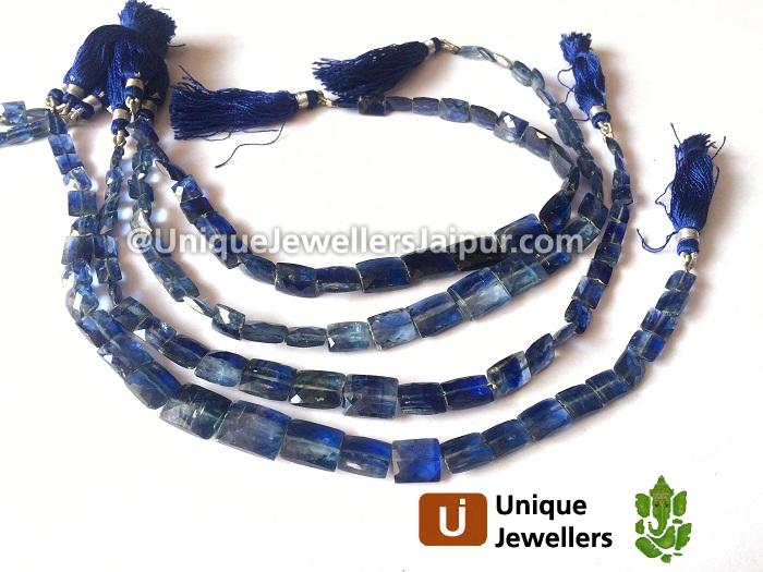 Kyanite Faceted Chicklet Beads