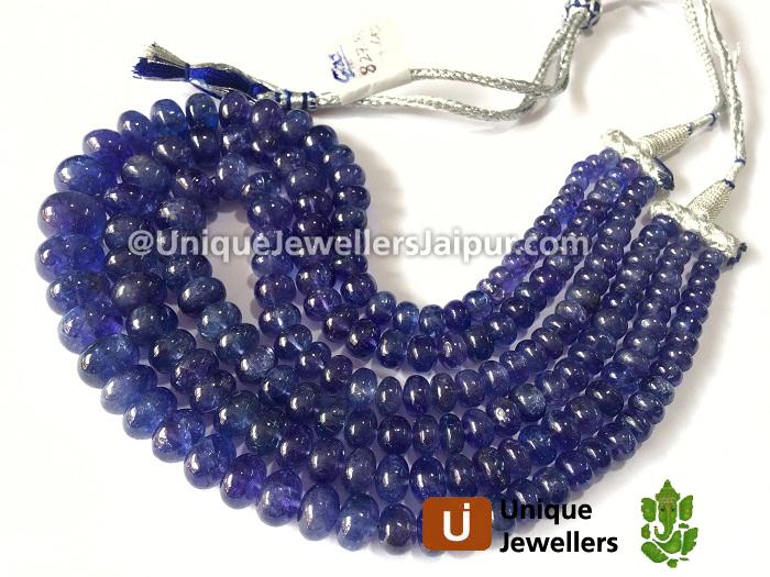 Tanzanite Far Smooth Roundelle Beads