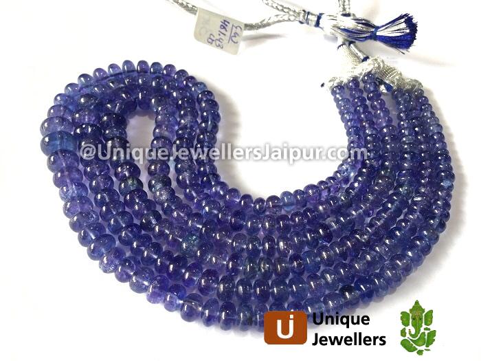 Tanzanite Far Smooth Roundelle Beads